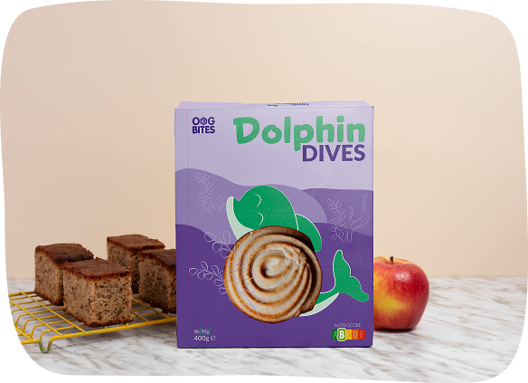 Dolphin Dive koekjesverpakking